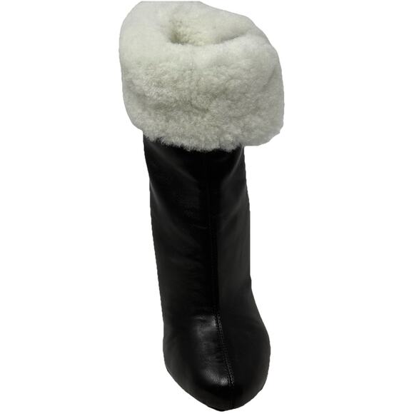 Giuseppe black leather ankle boots 36.5 6.5 - Picture 6 of 6